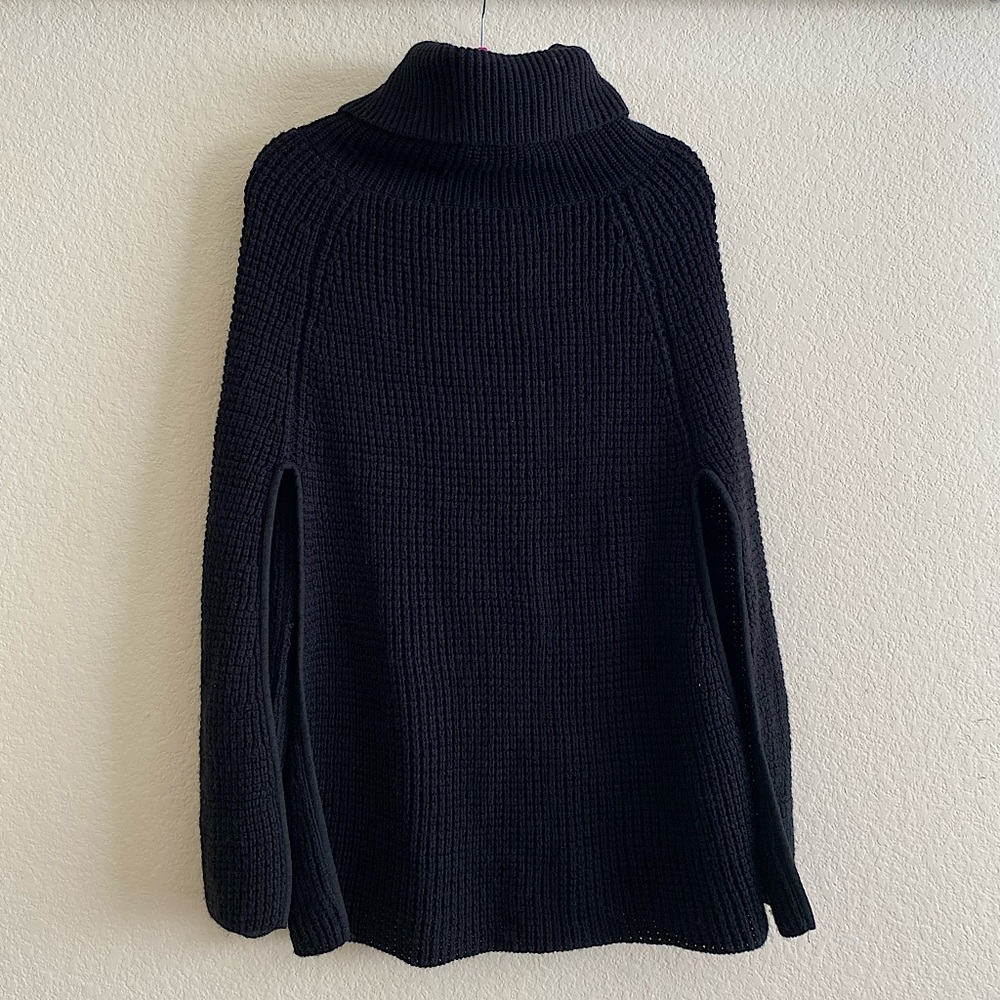Ralph Lauren Knit Turtleneck Poncho